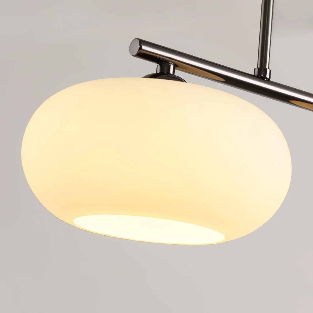 Owalna potrójna lampa wisząca ze szkła – widok produktu 21 | Nuvira Home