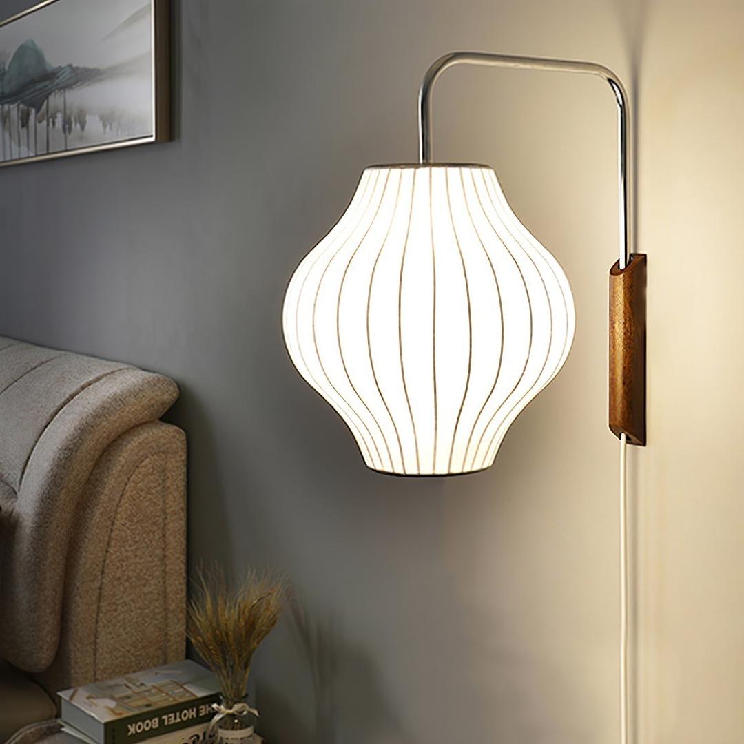 Plisowana Lampa Ścienna Mid Century Modern – widok produktu 1 | Nuvira Home