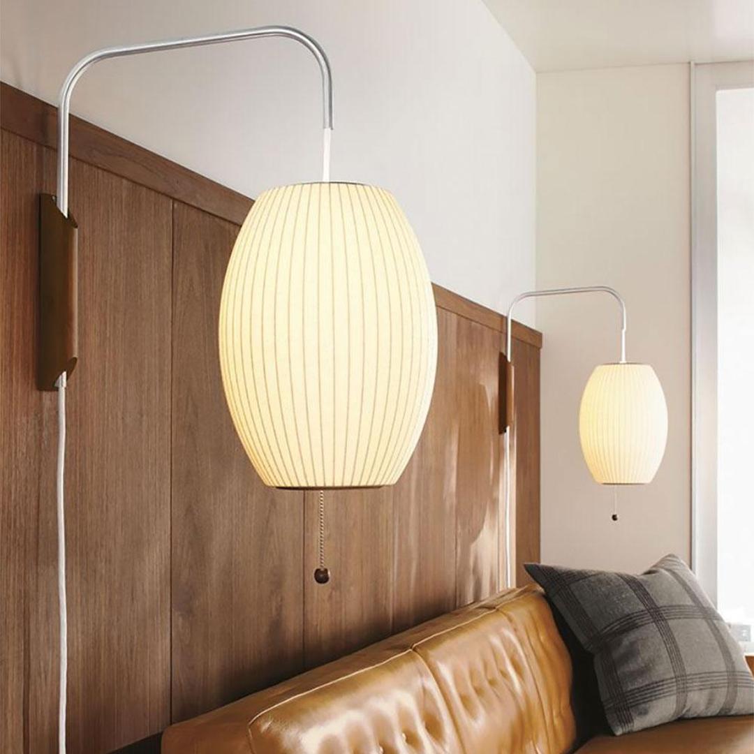 Plisowana Lampa Ścienna Mid Century Modern – widok produktu 3 | Nuvira Home