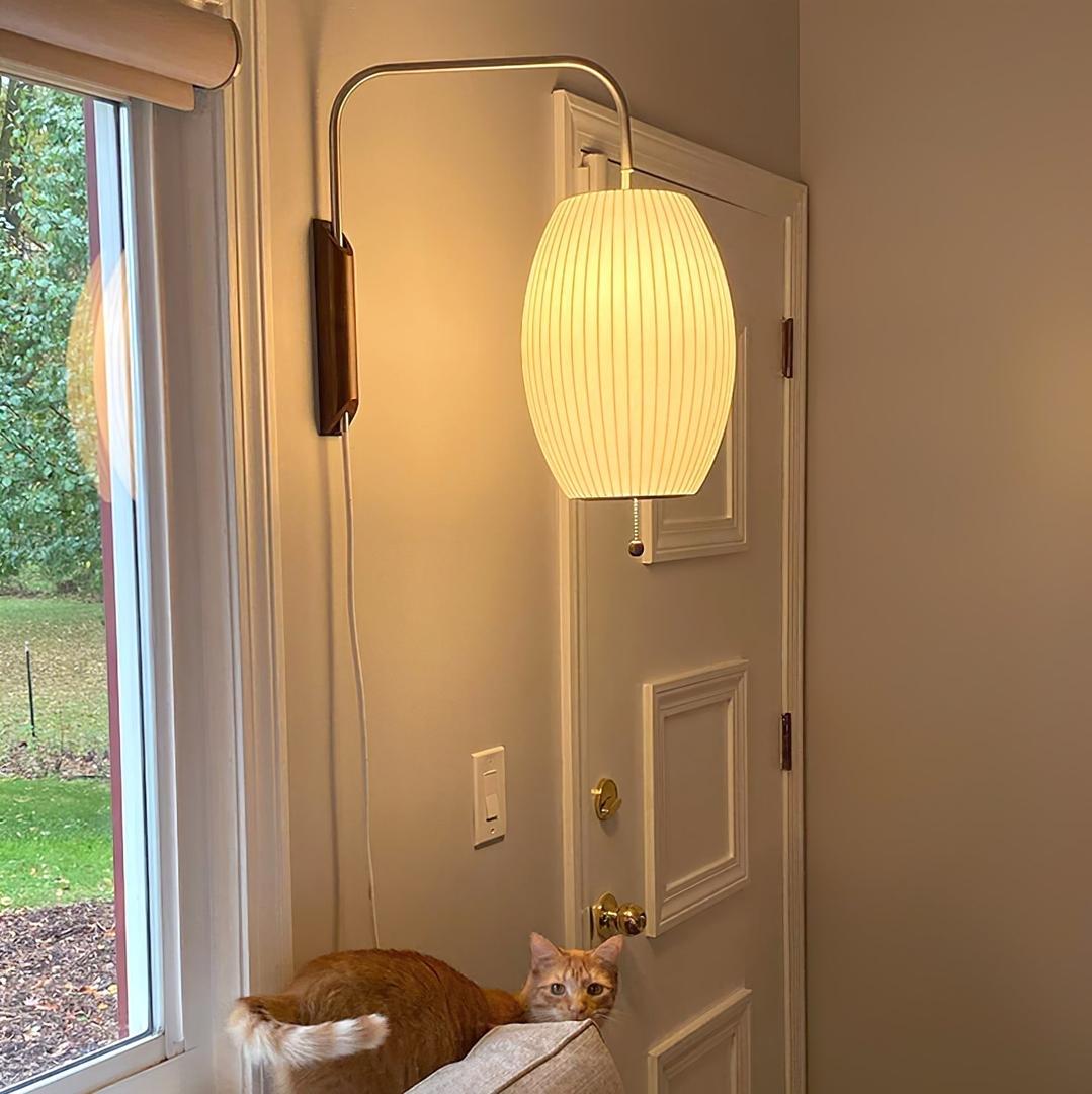 Plisowana Lampa Ścienna Mid Century Modern – widok produktu 8 | Nuvira Home