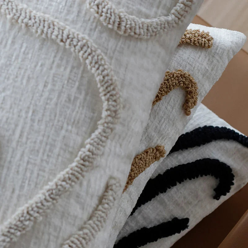 Poszewka na Poduszkę Boho z Szenili 45x45 cm – widok produktu 5 | Nuvira Home