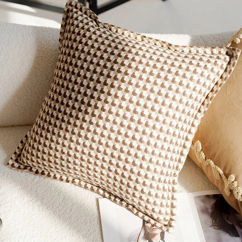 Poszewka na Poduszkę Boho z Teksturowanym Wzorem 45x45 cm – widok produktu 6 | Nuvira Home
