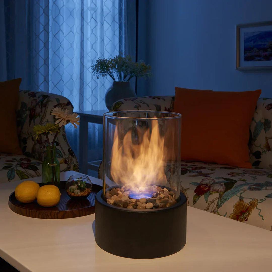 Przenośny Kominek Stołowy – Nowoczesne Ogrzewanie Nastrojowe – widok produktu 1 | Nuvira Home