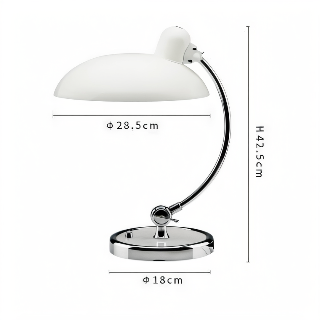 Regulowana Lampa Stołowa – Żelazny Klosz Vintage – widok produktu 9 | Nuvira Home