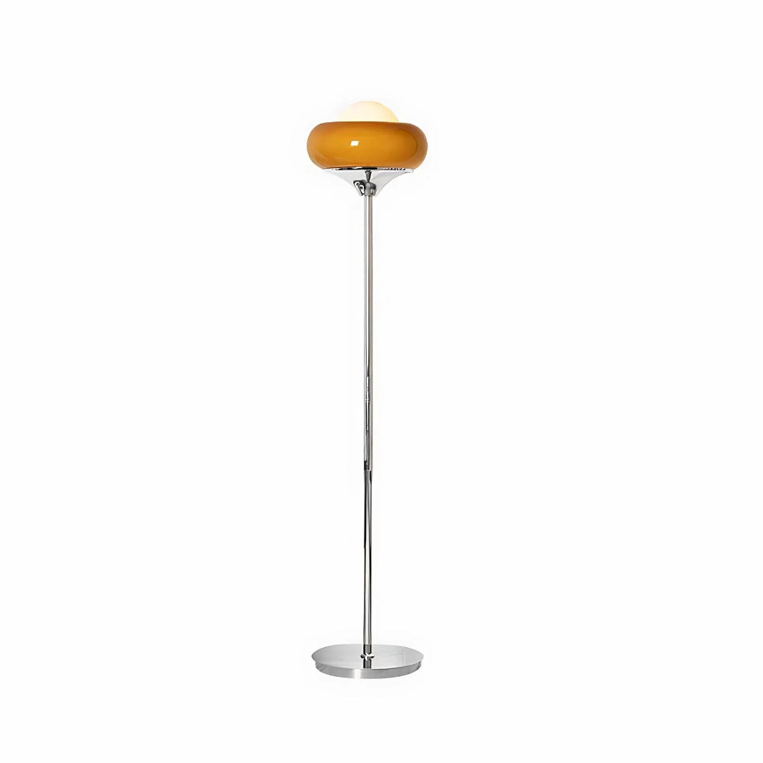 Retro szklana lampa podłogowa – widok produktu 2 | Nuvira Home