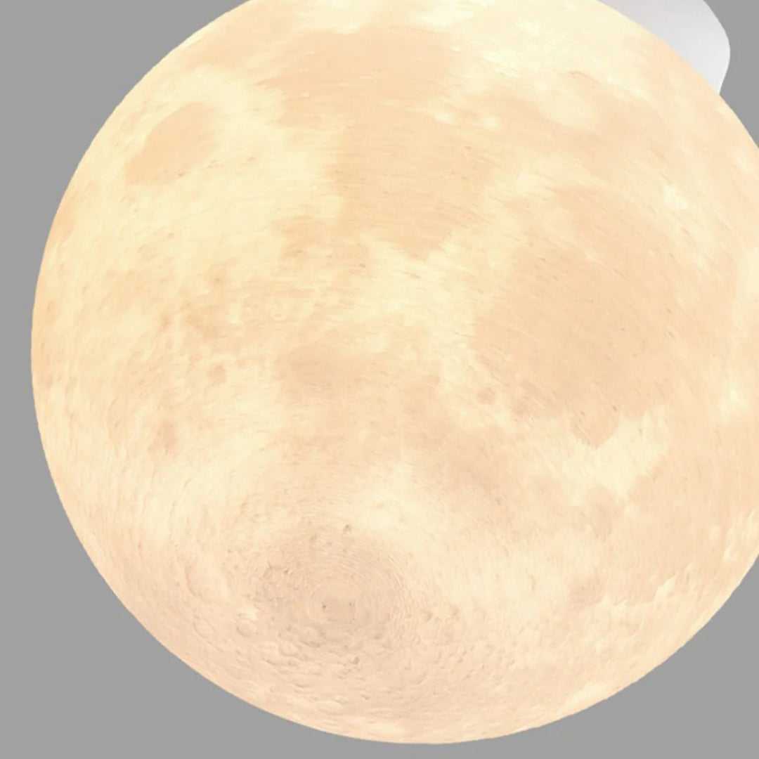 Rzeźbiarska sufitowa lampa Moon – widok produktu 13 | Nuvira Home