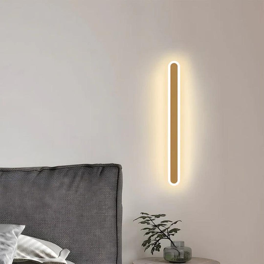 Skandynawska Liniowa Lampa Sufitowa LED – Smukły Design Natynkowy – widok produktu 1 | Nuvira Home