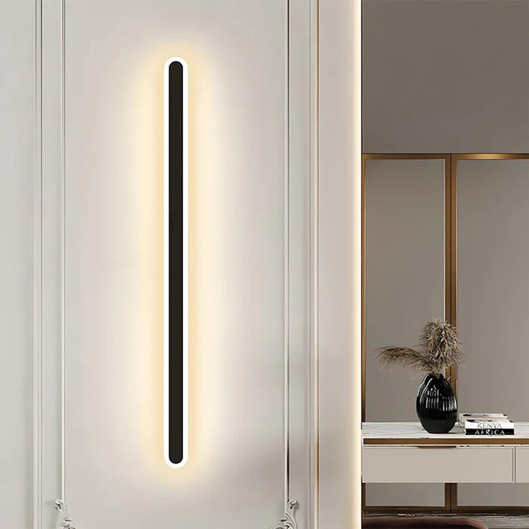 Skandynawska Liniowa Lampa Sufitowa LED – Smukły Design Natynkowy – widok produktu 11 | Nuvira Home