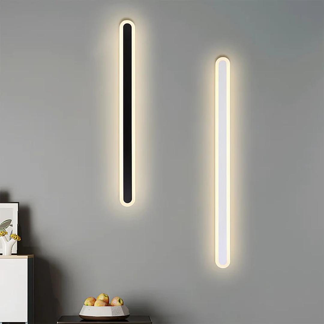 Skandynawska Liniowa Lampa Sufitowa LED – Smukły Design Natynkowy – widok produktu 12 | Nuvira Home