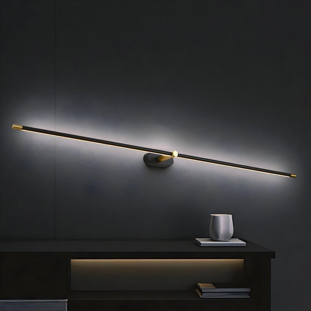 Smukłe Magnetyczne Lampy Ścienne LED – Regulowane Światło – widok produktu 4 | Nuvira Home