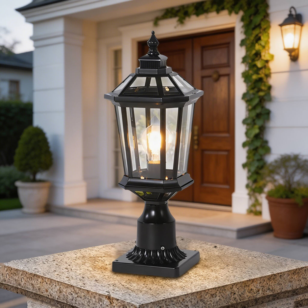 Solarna Lampa Ogrodowa na Słupek – widok produktu 3 | Nuvira Home