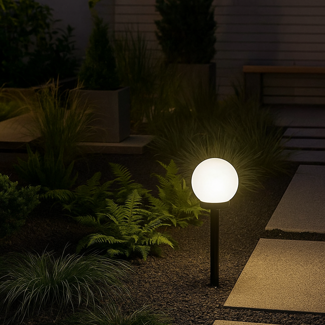 Solarny Lampion Ogrodowy – Na Zewnątrz – widok produktu 2 | Nuvira Home