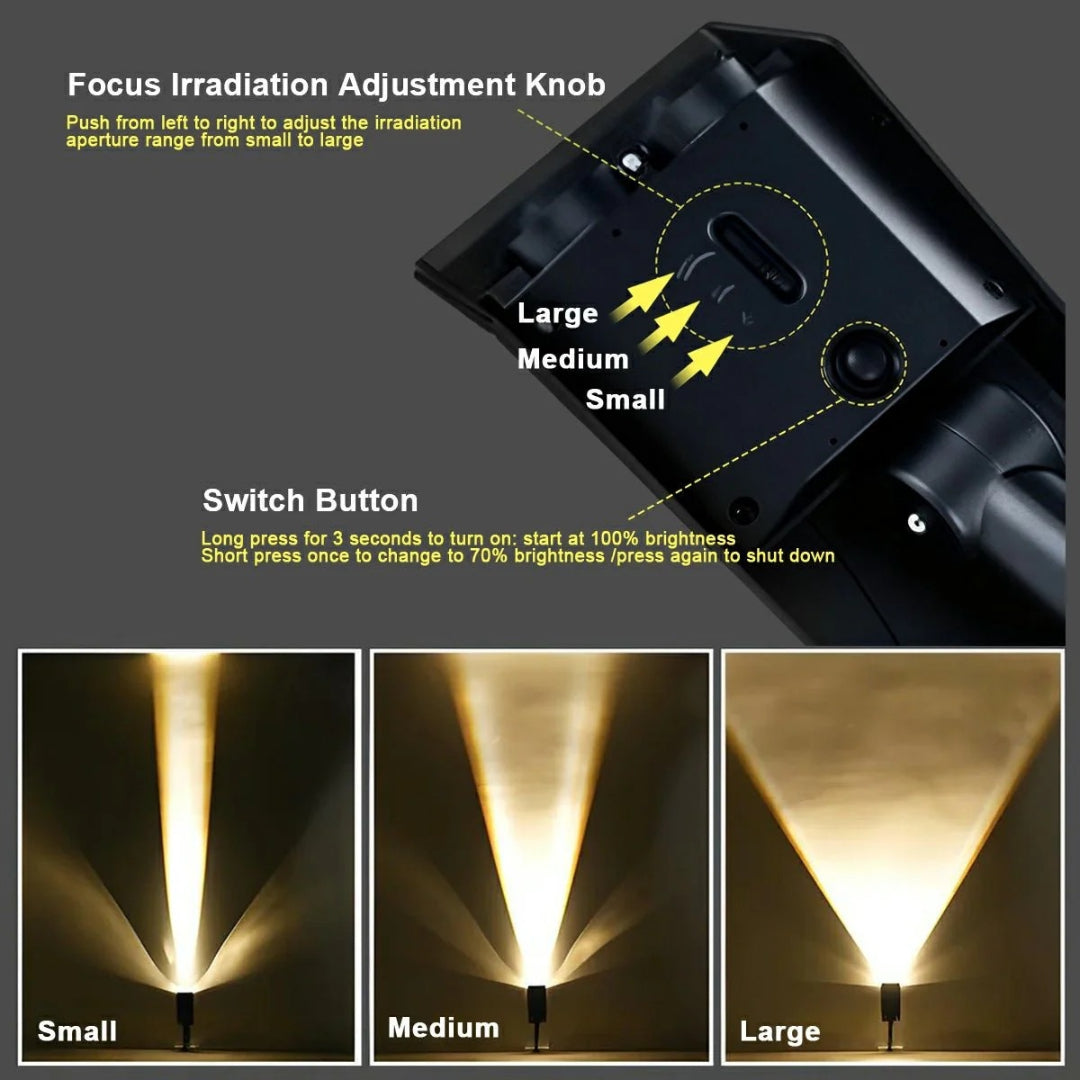 Solarny LED reflektor krajobrazowy – widok produktu 9 | Nuvira Home