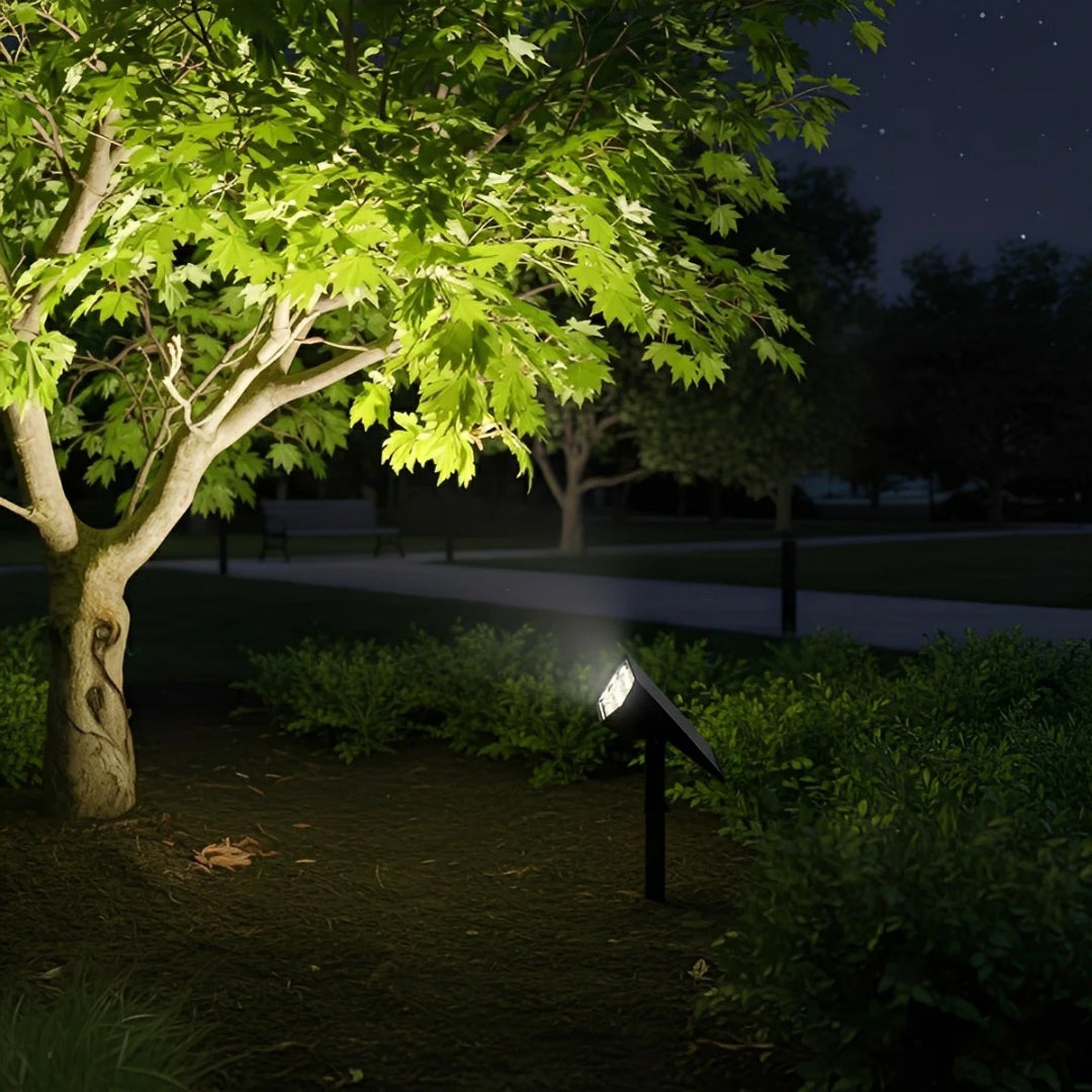 Solarny LED reflektor ogrodowy – widok produktu 3 | Nuvira Home