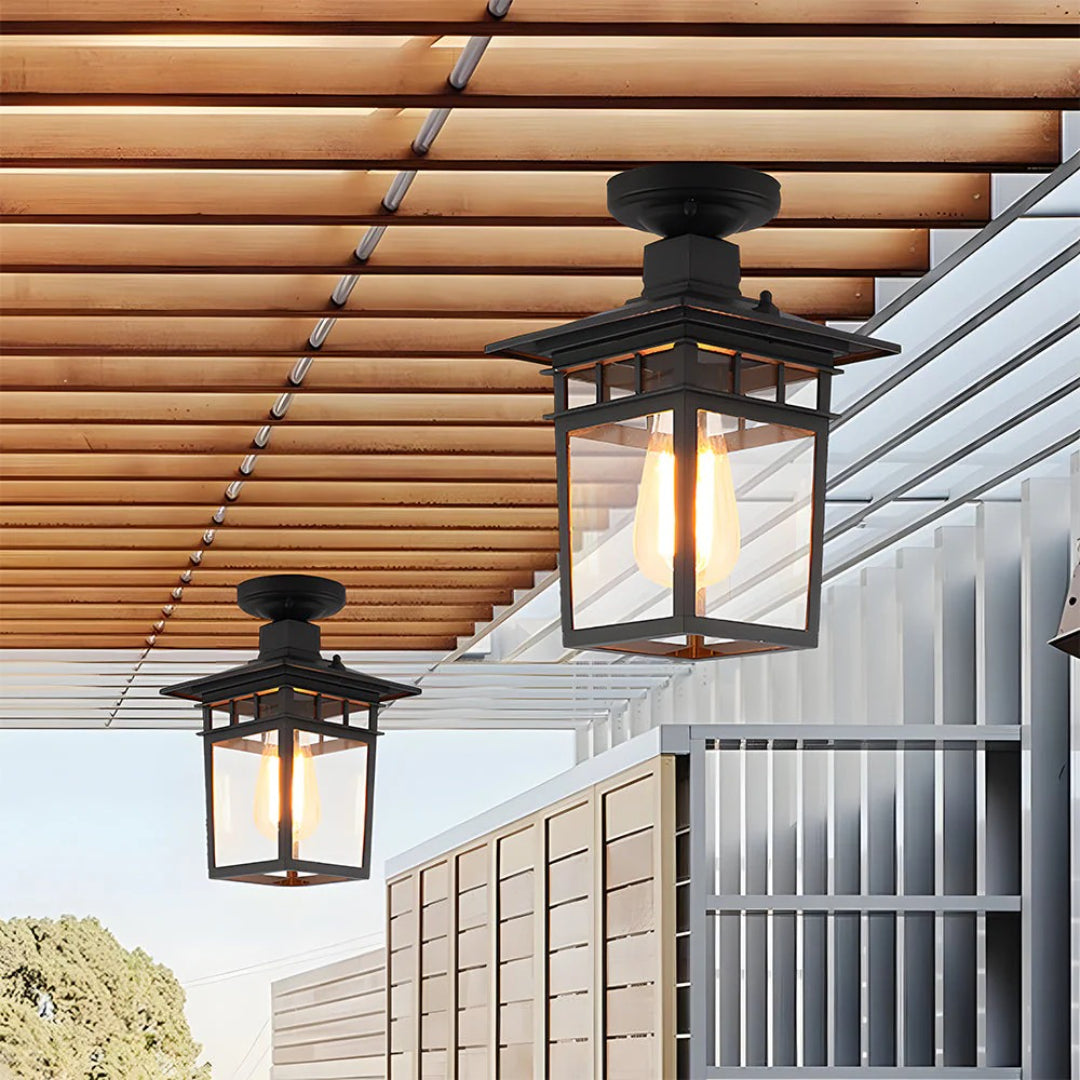 Sufitowa lampa w stylu latarni – widok produktu 5 | Nuvira Home