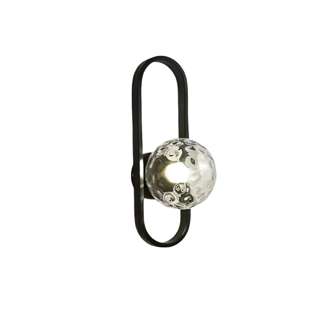 Szklana Lampa Ścienna – Stylowe Luksusowe Oświetlenie – widok produktu 5 | Nuvira Home