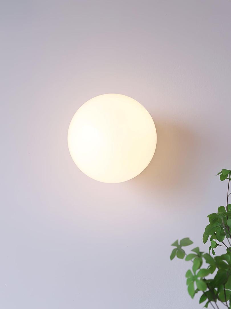 Szklana Lampa Ścienna W Kształcie Kuli – widok produktu 34 | Nuvira Home