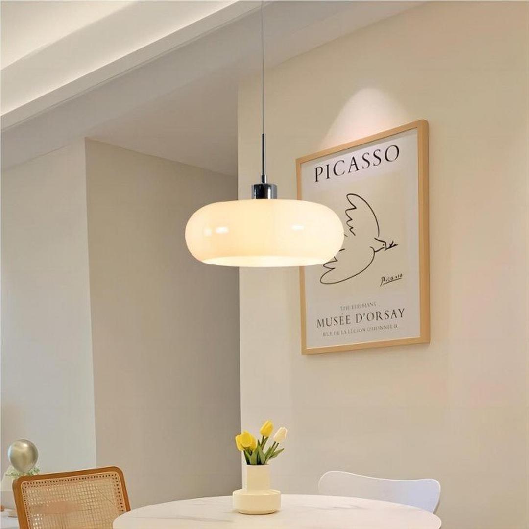 Szklana Lampa Wisząca Bauhaus – Skandynawski Design – widok produktu 2 | Nuvira Home