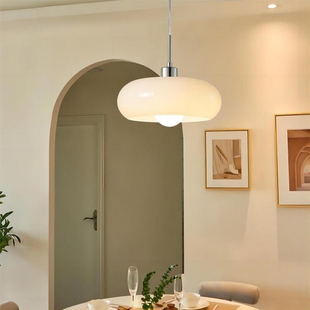 Szklana Lampa Wisząca Bauhaus – Skandynawski Design – widok produktu 4 | Nuvira Home
