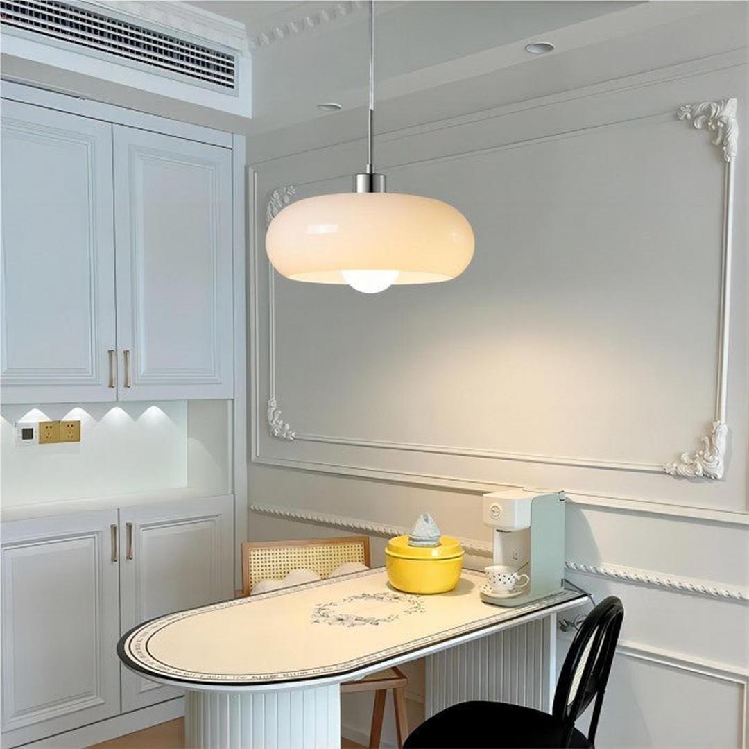 Szklana Lampa Wisząca Bauhaus – Skandynawski Design – widok produktu 5 | Nuvira Home