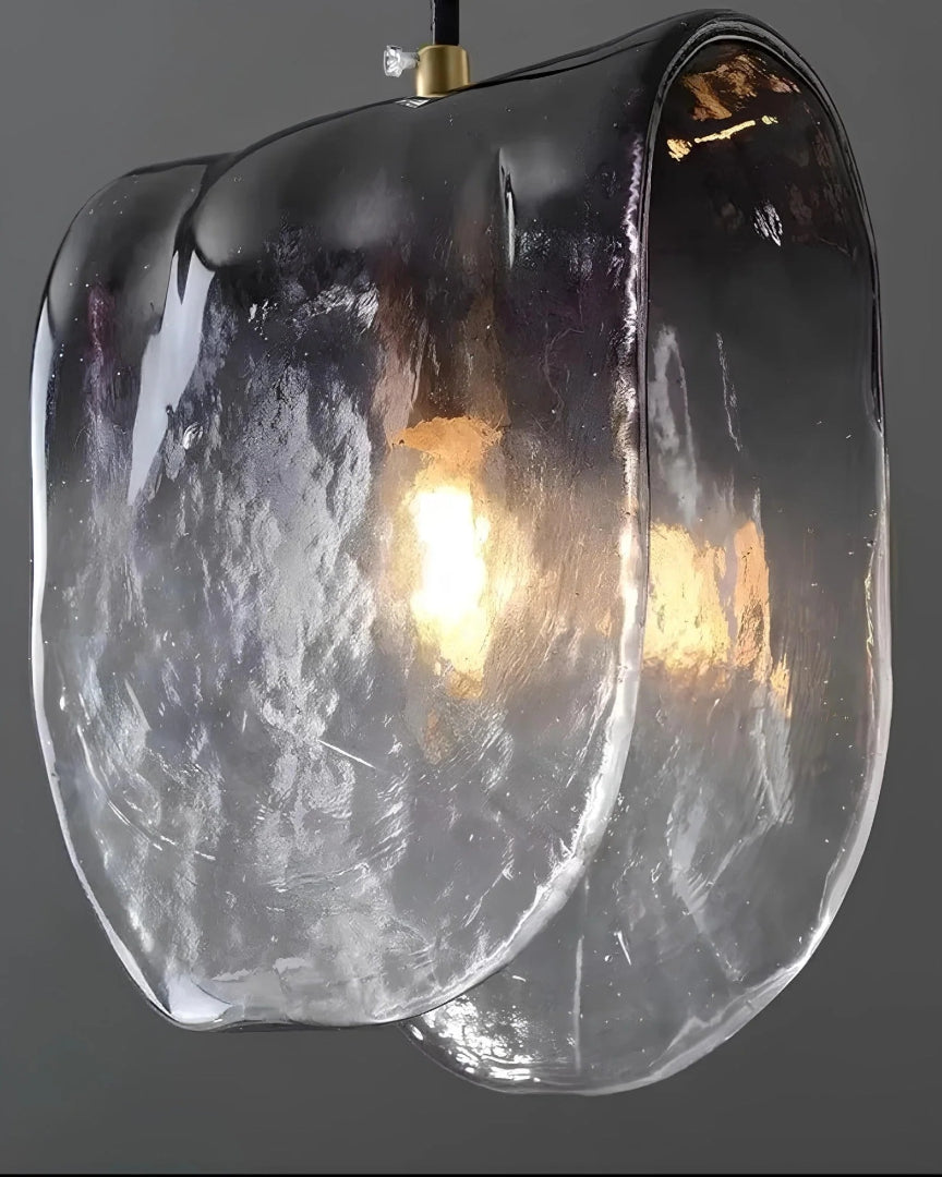 Szklana lampa wisząca w nowoczesnym designie – widok produktu 7 | Nuvira Home