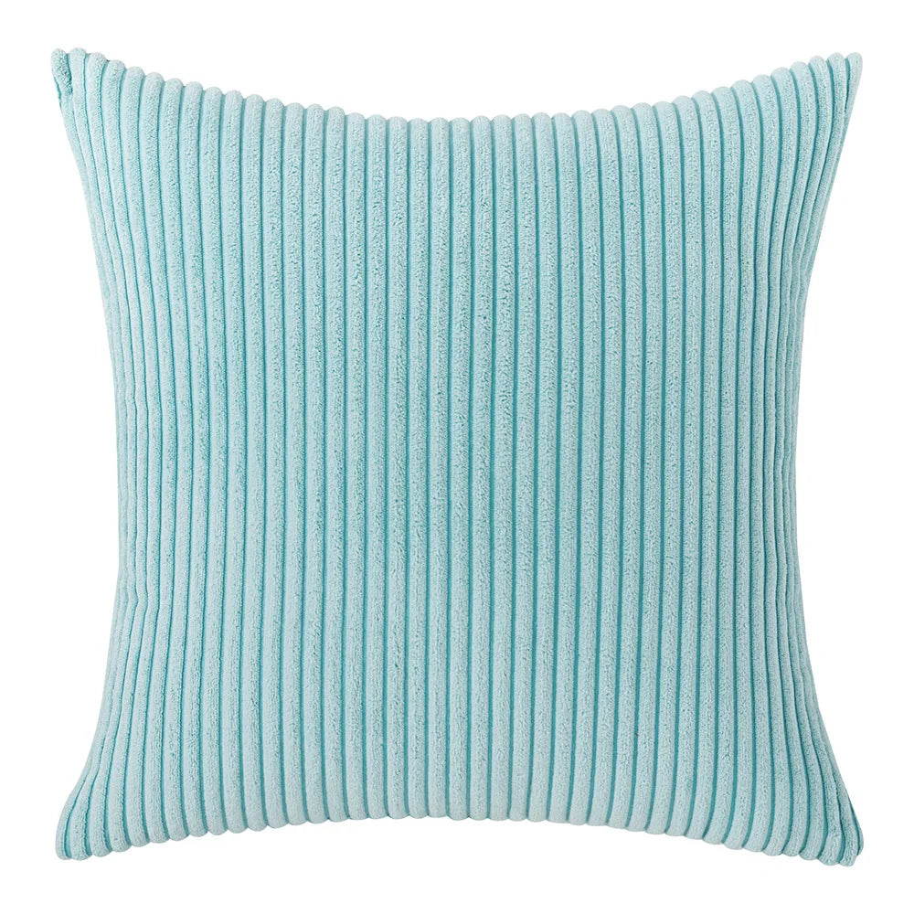 Sztruksowa Poszewka na Poduszkę w Paski 45x45 – widok produktu 12 | Nuvira Home