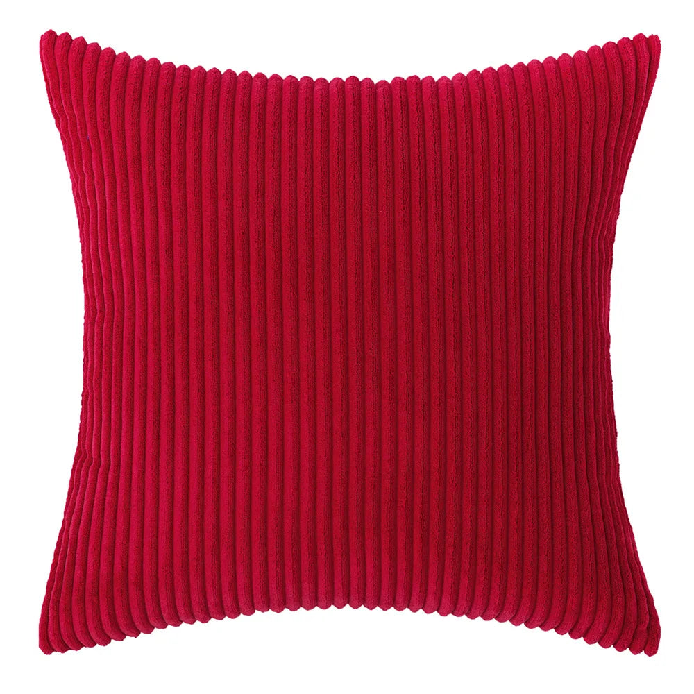 Sztruksowa Poszewka na Poduszkę w Paski 45x45 – widok produktu 17 | Nuvira Home
