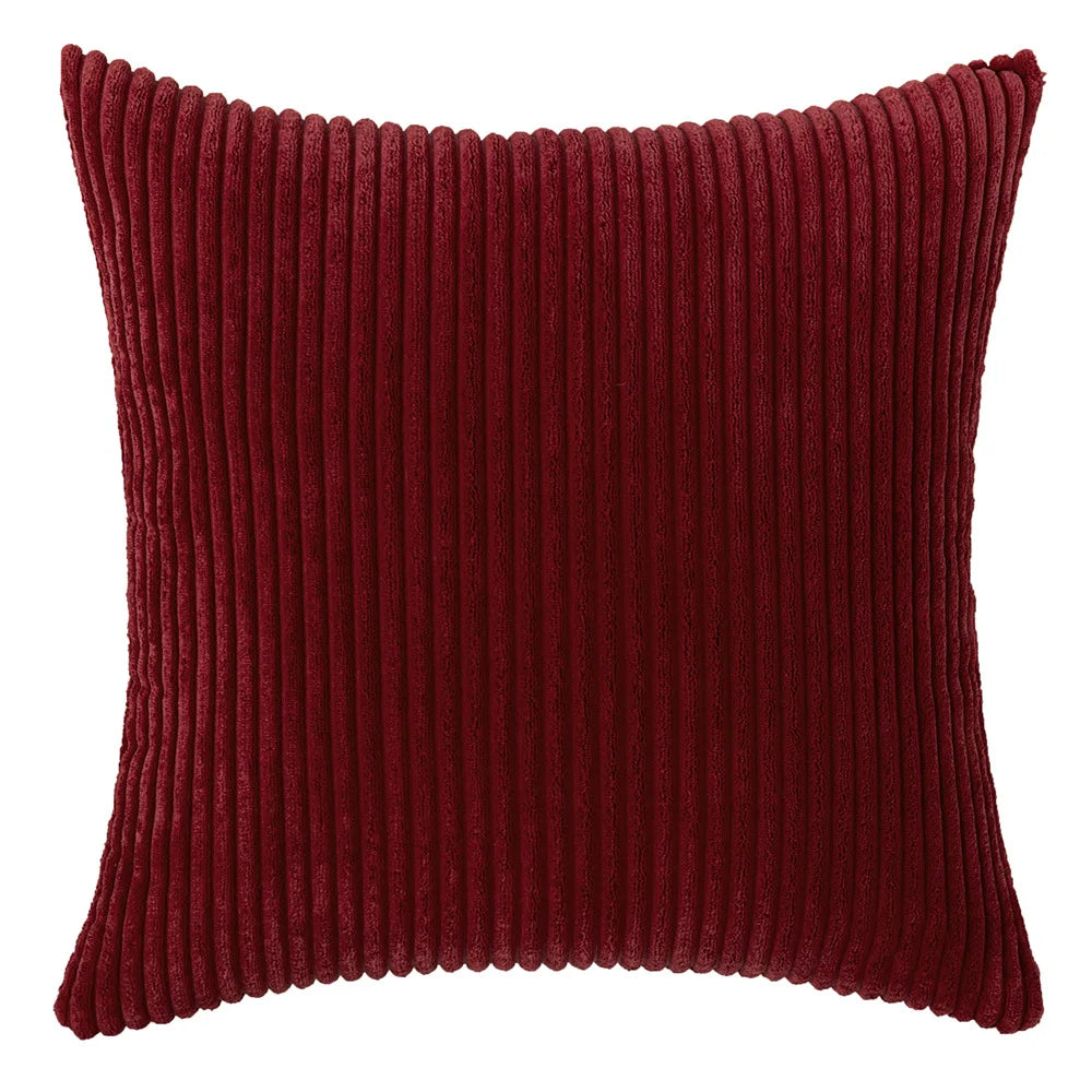 Sztruksowa Poszewka na Poduszkę w Paski 45x45 – widok produktu 18 | Nuvira Home