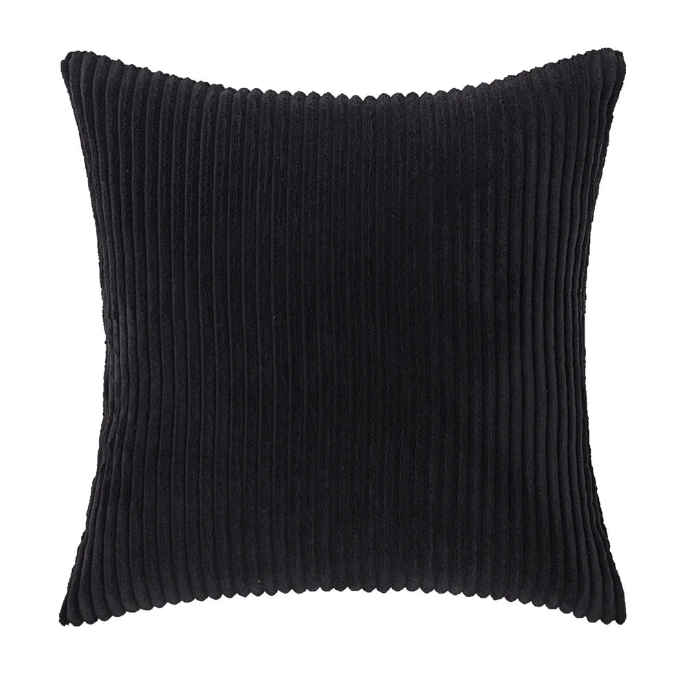 Sztruksowa Poszewka na Poduszkę w Paski 45x45 – widok produktu 19 | Nuvira Home