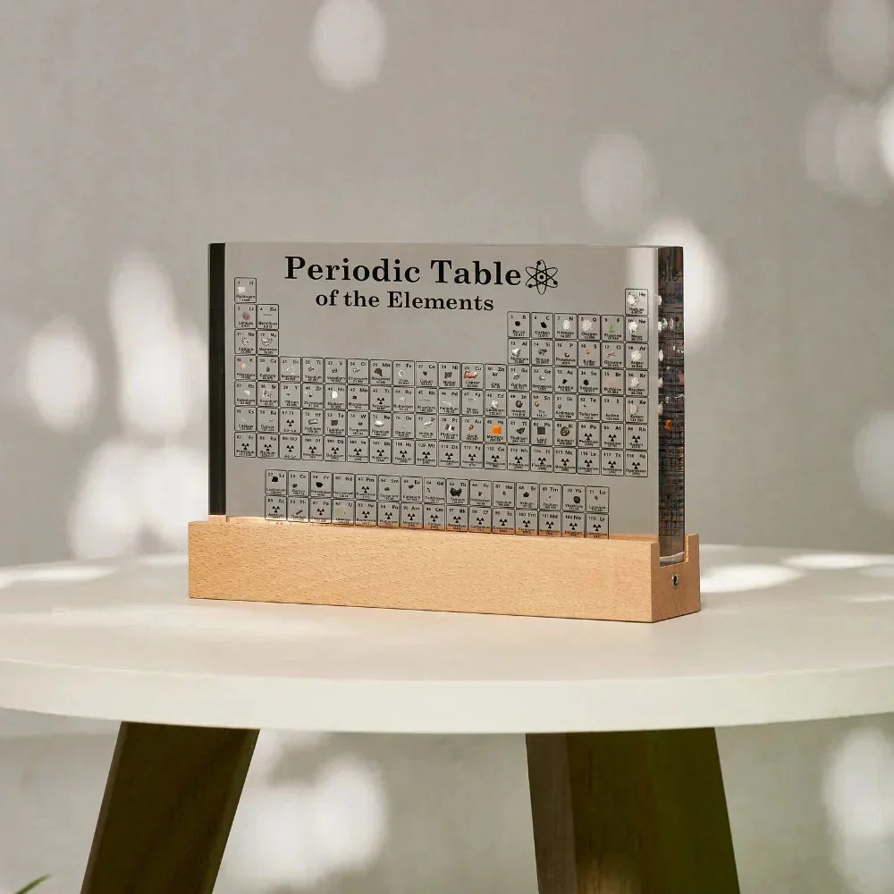 Tablica Pierwiastków Chemicznych Akrylowa z Podświetleniem LED – widok produktu 4 | Nuvira Home