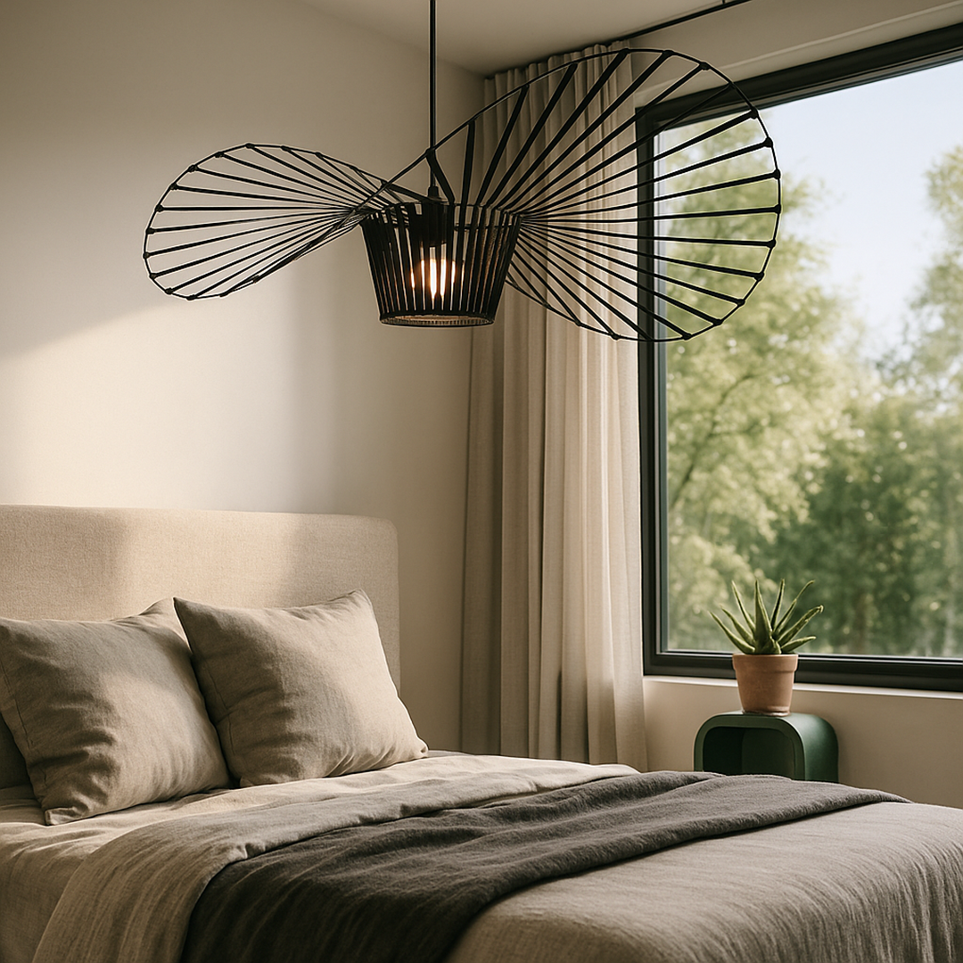 Vintage Czarna Lampa Wisząca – Do Salonu – widok produktu 6 | Nuvira Home