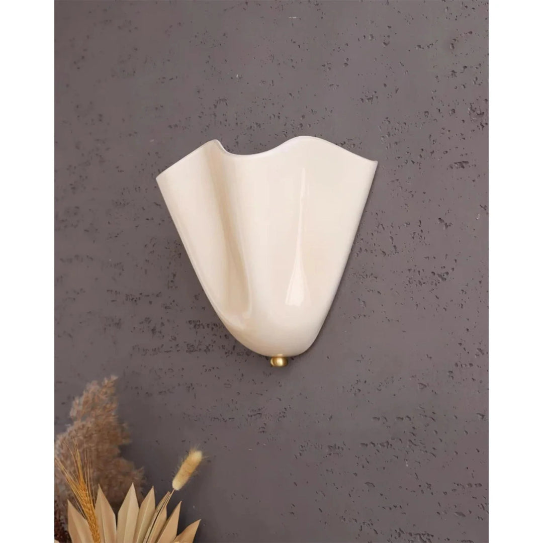 Vintage inspirowana lampa ścienna z motywem liścia – widok produktu 23 | Nuvira Home