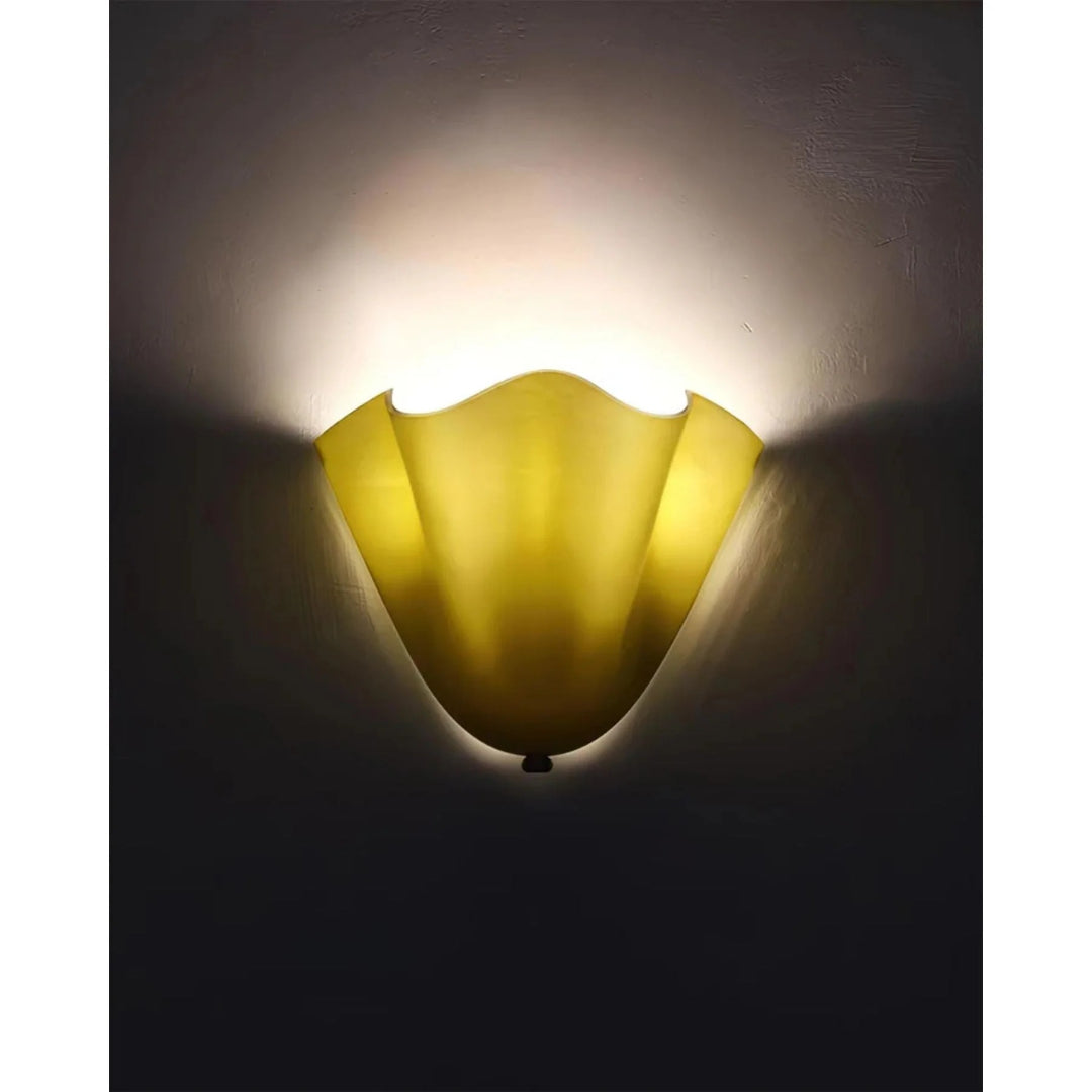 Vintage inspirowana lampa ścienna z motywem liścia – widok produktu 24 | Nuvira Home