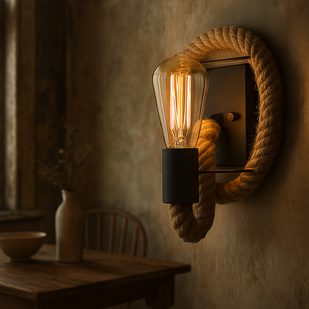 Vintage Lampa Ścienna – Lina – widok produktu 2 | Nuvira Home