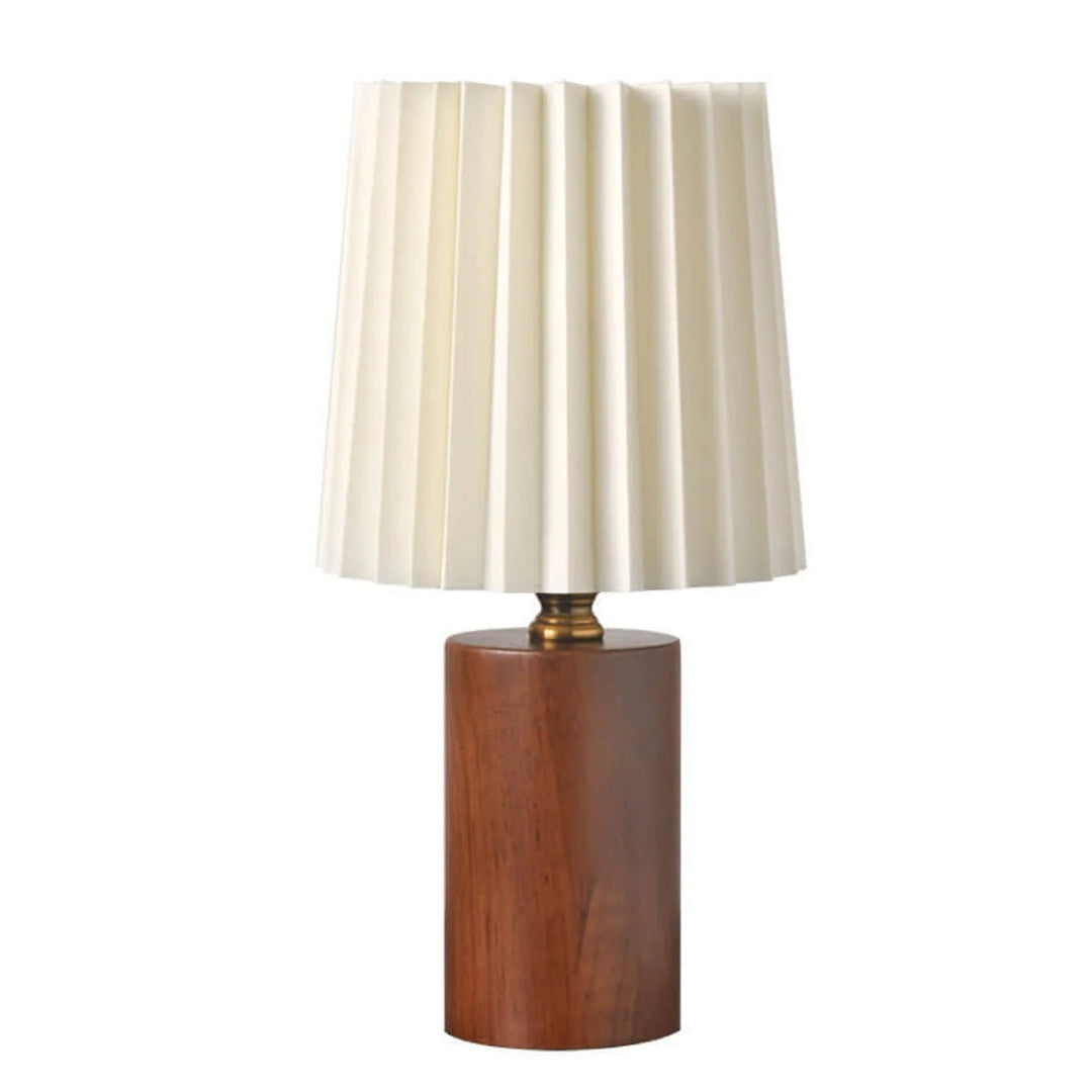 Vintage plisowana lampka stołowa z tkaniny – widok produktu 7 | Nuvira Home