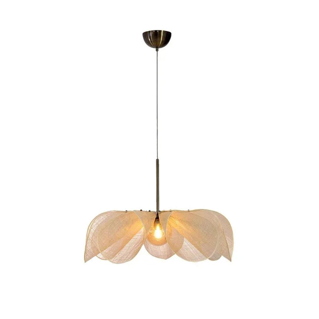 Zabytkowa Materiałowa Lampa Wisząca – Oświetlenie LED – widok produktu 6 | Nuvira Home