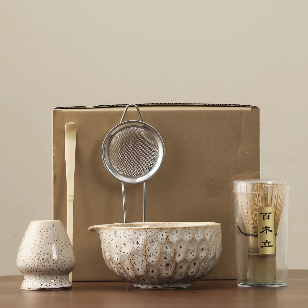 Zestaw do Matcha 5-Elementowy z Ceramiczną Czarką – widok produktu 7 | Nuvira Home