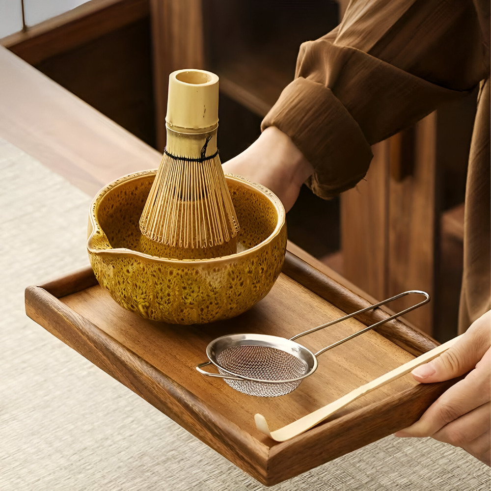 Zestaw do Matcha 5-Elementowy z Ceramiczną Czarką – widok produktu 8 | Nuvira Home