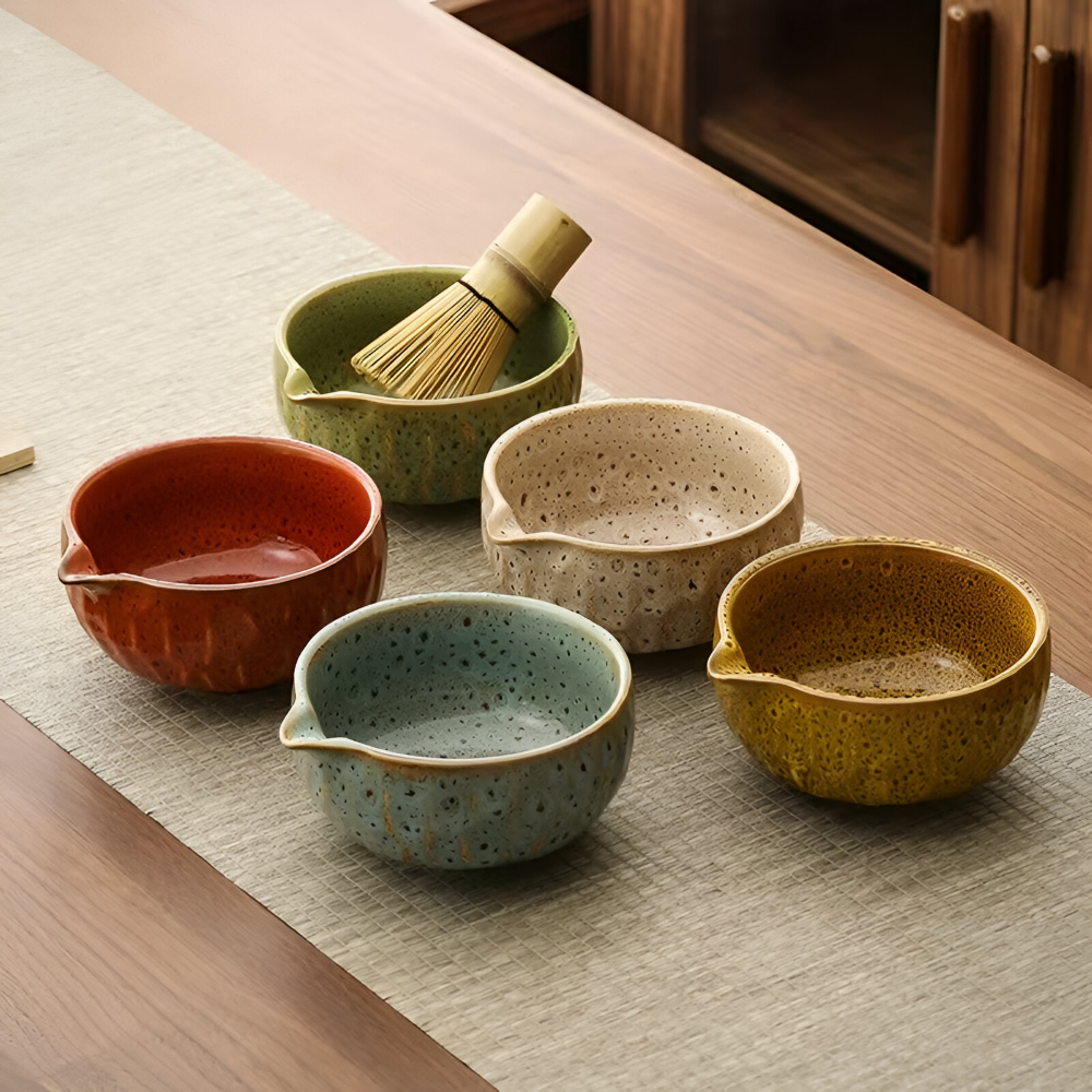 Zestaw do Matcha 5-Elementowy z Ceramiczną Czarką – widok produktu 14 | Nuvira Home
