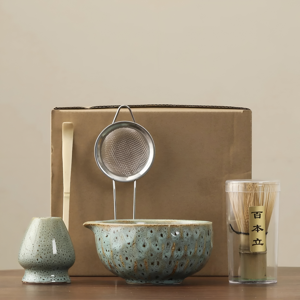 Zestaw do Matcha 5-Elementowy z Ceramiczną Czarką – widok produktu 16 | Nuvira Home