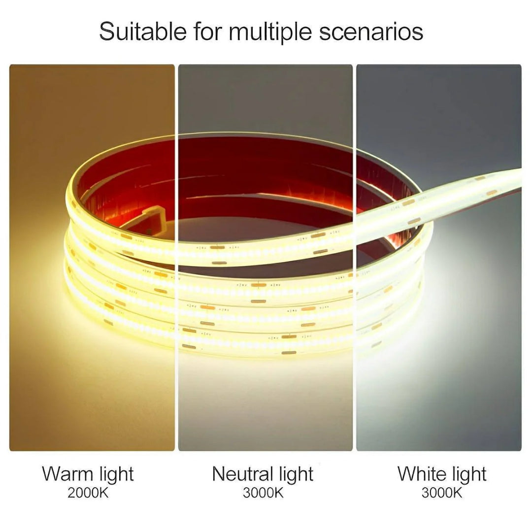Zewnętrzna elastyczna linia LED COB – widok produktu 7 | Nuvira Home
