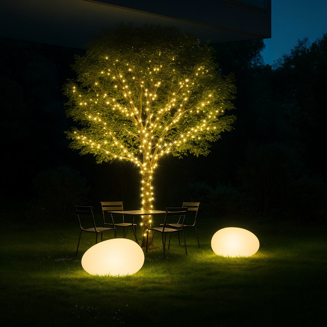 Zewnętrzna Lampa W Kamiennym Wyglądzie – Stylowa – widok produktu 2 | Nuvira Home