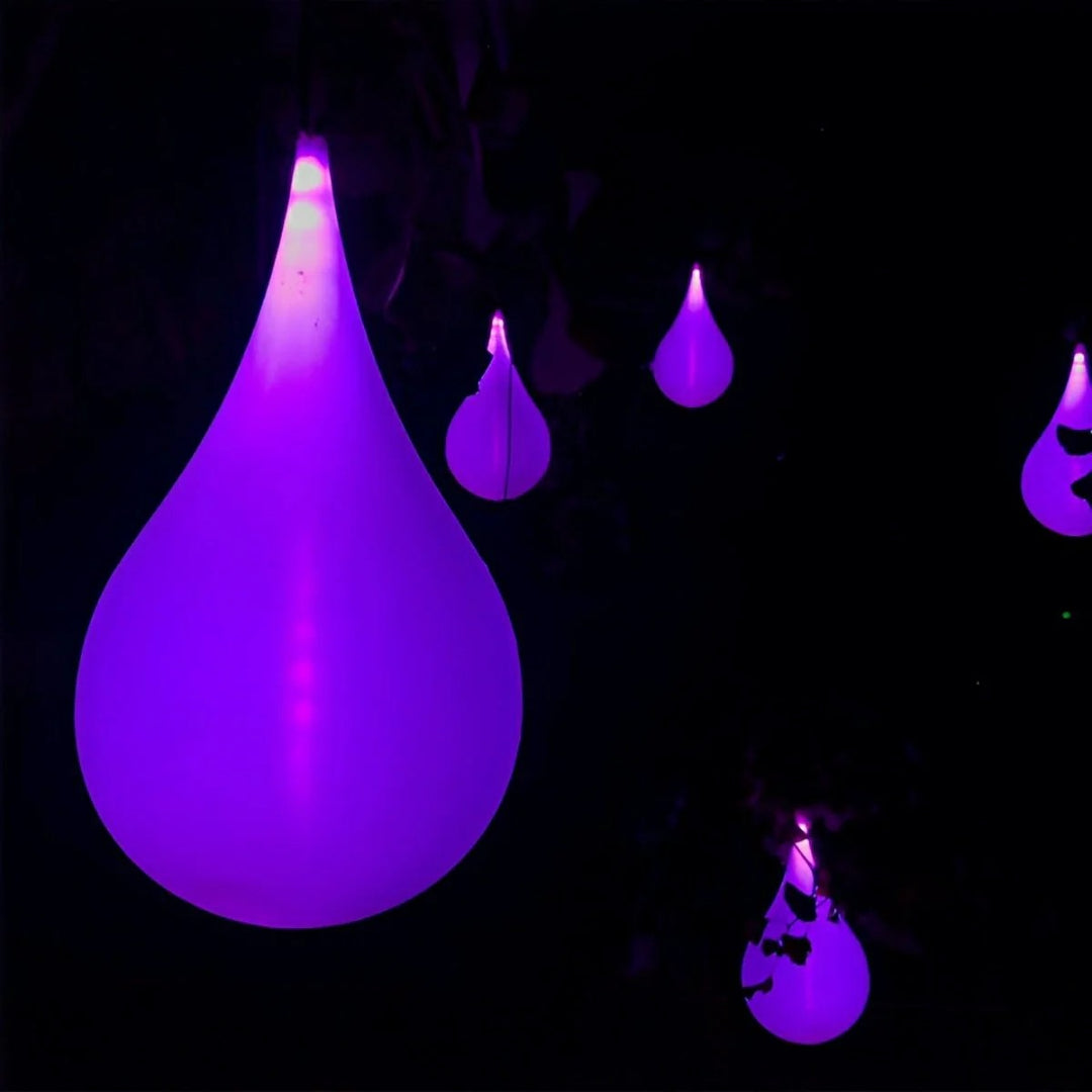 Zewnętrzna lampa wisząca w kształcie kropli wody – widok produktu 11 | Nuvira Home