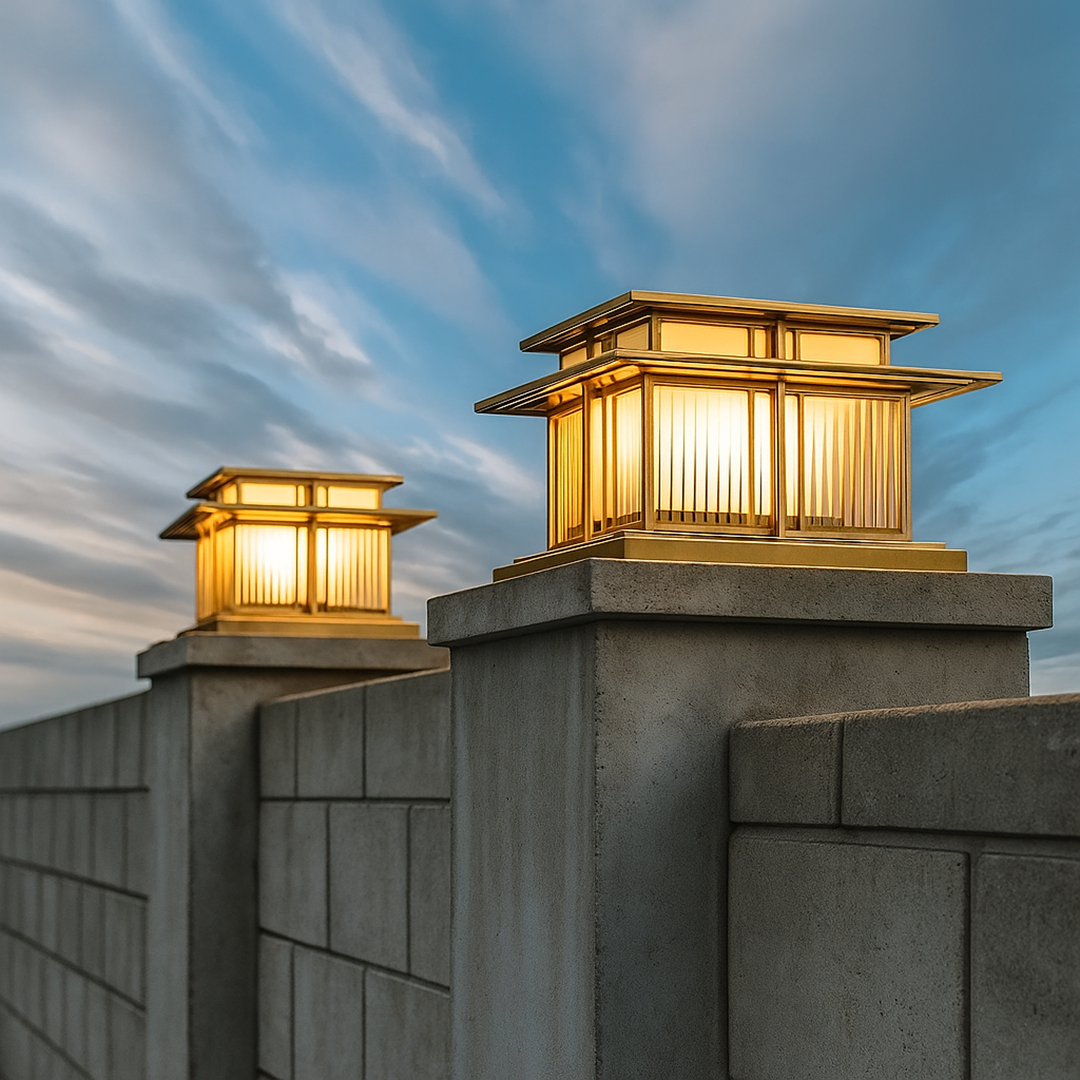 Zewnętrzna Lampa Ze Stali Nierdzewnej – Przestrzeń Zewnętrzna – widok produktu 1 | Nuvira Home