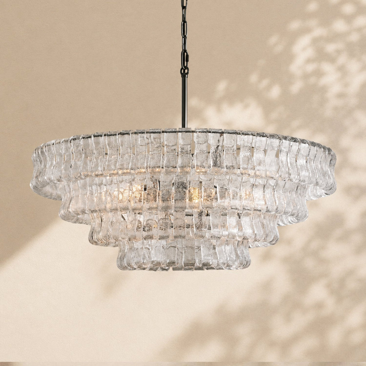 Żyrandol Szklany 4-Poziomowy 91 cm – widok produktu 7 | Nuvira Home