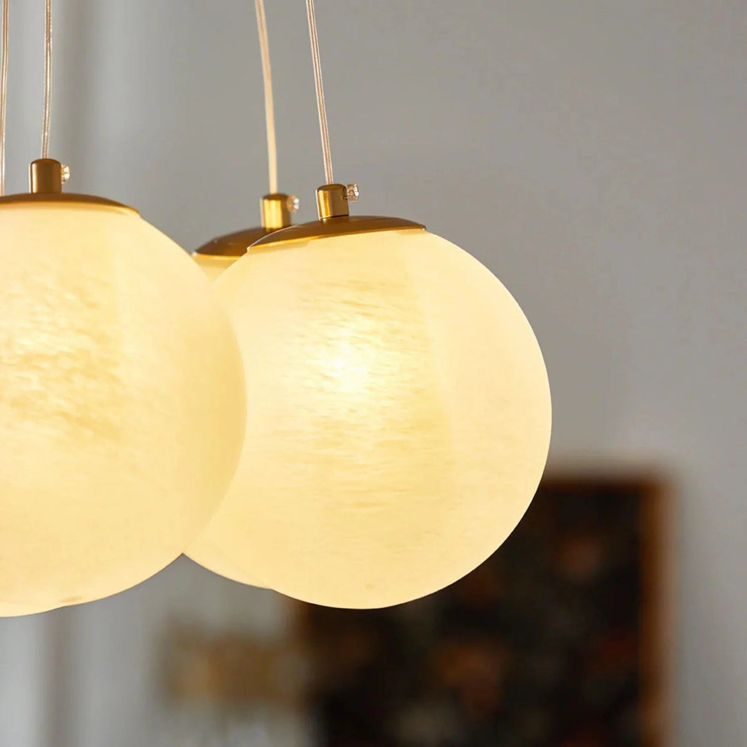 Żyrandol z klastrami szklanych kul – widok produktu 11 | Nuvira Home