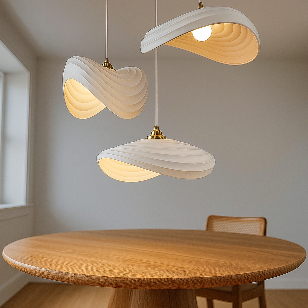 Żywiczna Lampa Wisząca – Nowoczesny Design – widok produktu 6 | Nuvira Home