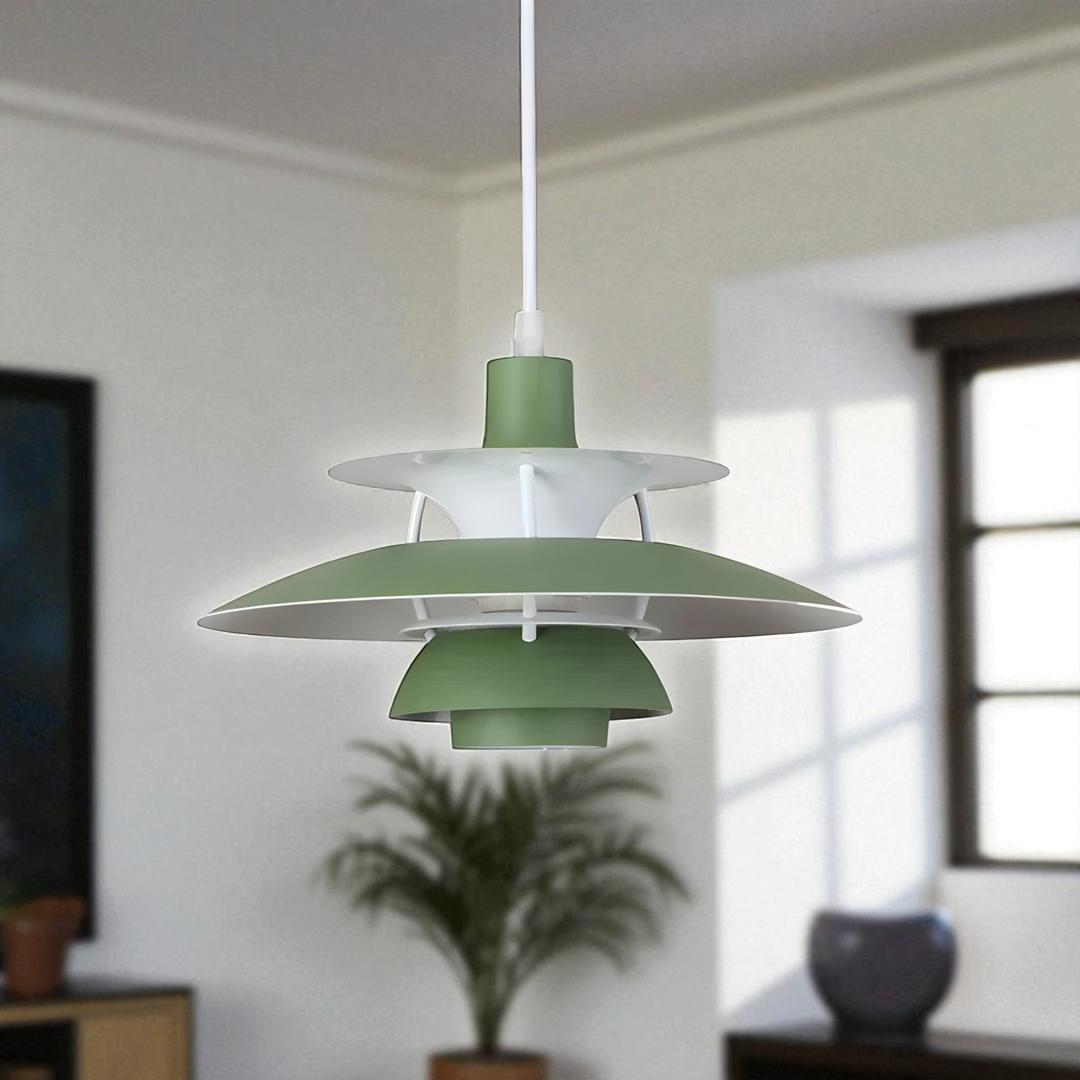 Nowoczesna Okrągła Lampa Wisząca LED | Klosz