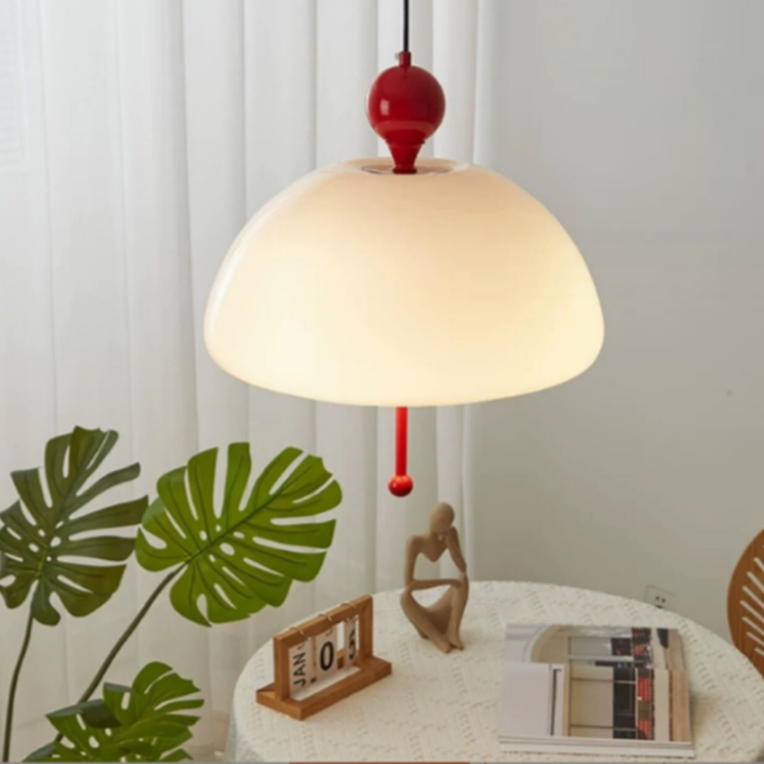 Francuska Lampa Wisząca Retro W Stylu Vintage