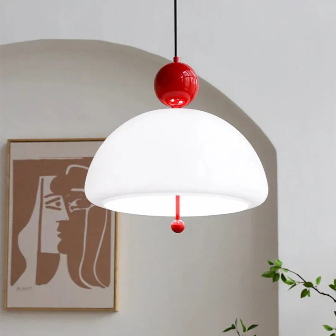 Francuska Lampa Wisząca Retro W Stylu Vintage